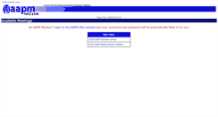 Desktop Screenshot of amos3.aapm.org