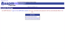 Tablet Screenshot of amos3.aapm.org